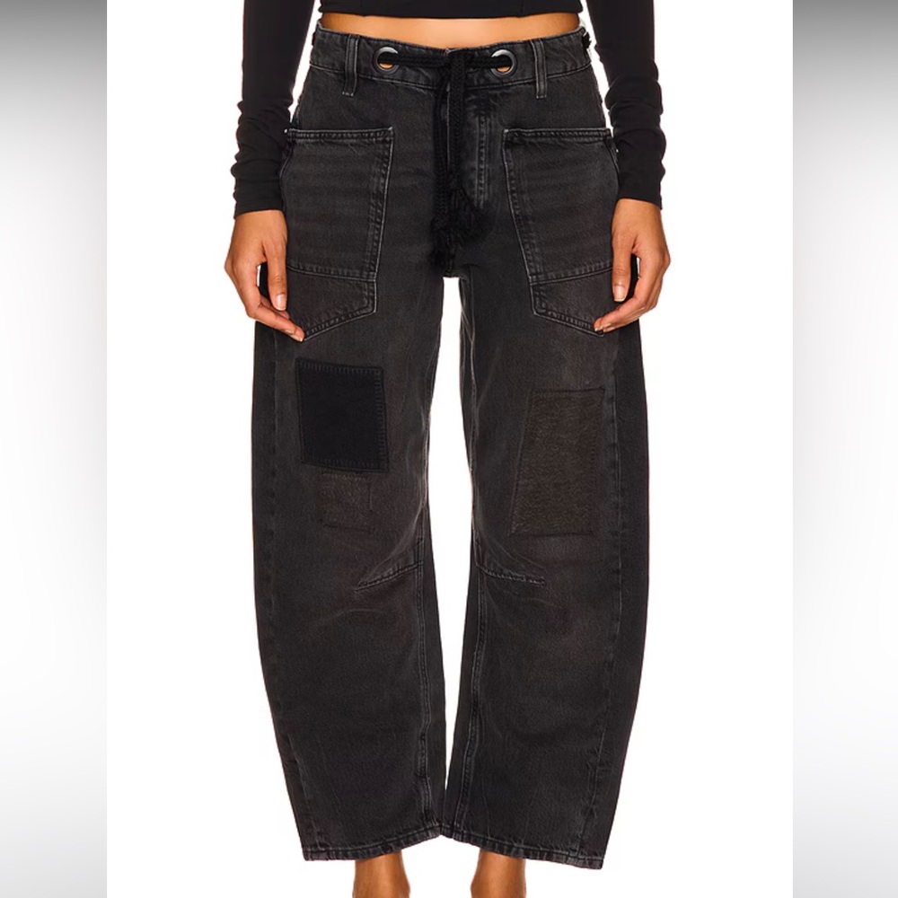 Moxie low slung barrel jeans